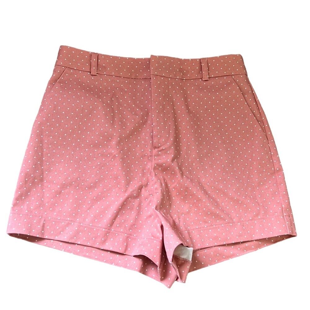 Forever 21 Pink & White Polka Dot High Rise Pin Up Shorts